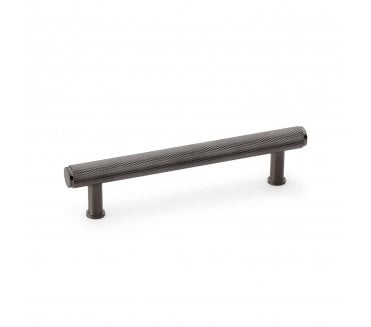 A&W AW809 Crispin Diamond Knurled T- Bar Cabinet Pull Handles - Dark Bronze