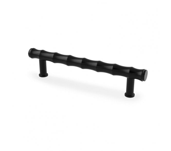A&W AW809B Crispin Bamboo T- Bar Cabinet Pull Handles - Black