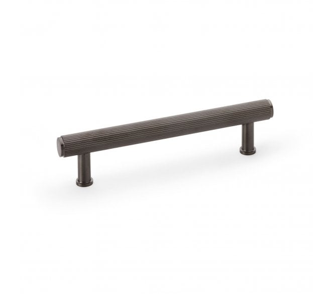 A&W AW809R Crispin Reeded T- Bar Cabinet Pull Handles - Dark Bronze