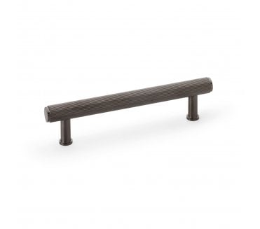 A&W AW809R Crispin Reeded T- Bar Cabinet Pull Handles - Dark Bronze