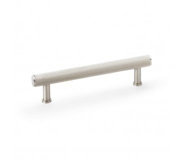 A&W AW809R Crispin Reeded T- Bar Cabinet Pull Handles - Satin Nickel