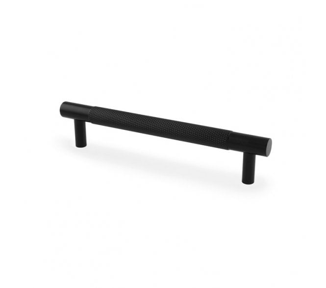 A&W AW810 Brunel Diamond Knurled T- Bar Cabinet Pull Handles - Black