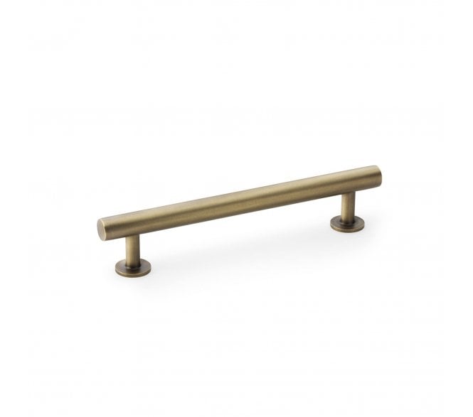 A&W AW814 Round T- Bar Cabinet Pull Handles - Antique Brass