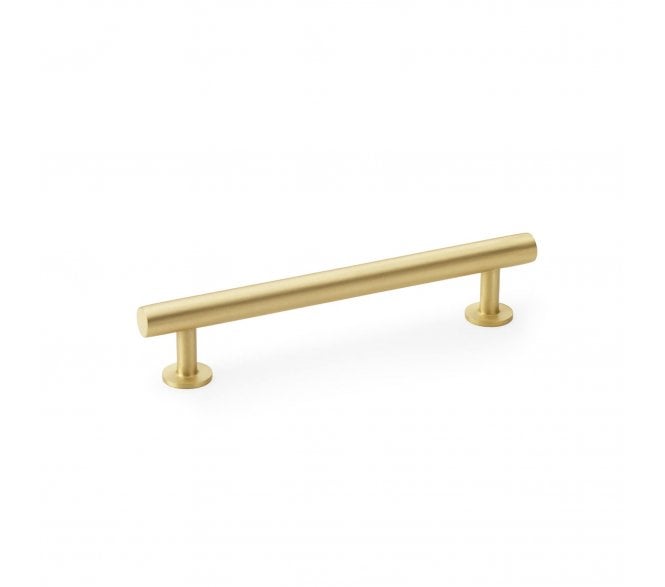 A&W AW814 Round T- Bar Cabinet Pull Handles - Satin Brass