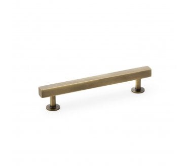 A&W AW815 Square T- Bar Cabinet Pull Handles - Antique Brass