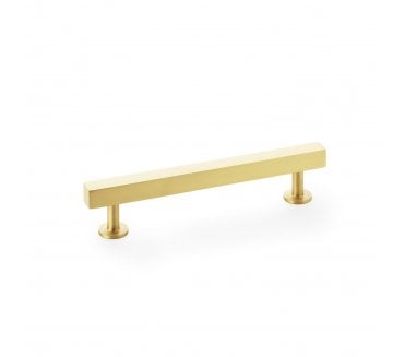 A&W AW815 Square T- Bar Cabinet Pull Handles - Satin Brass