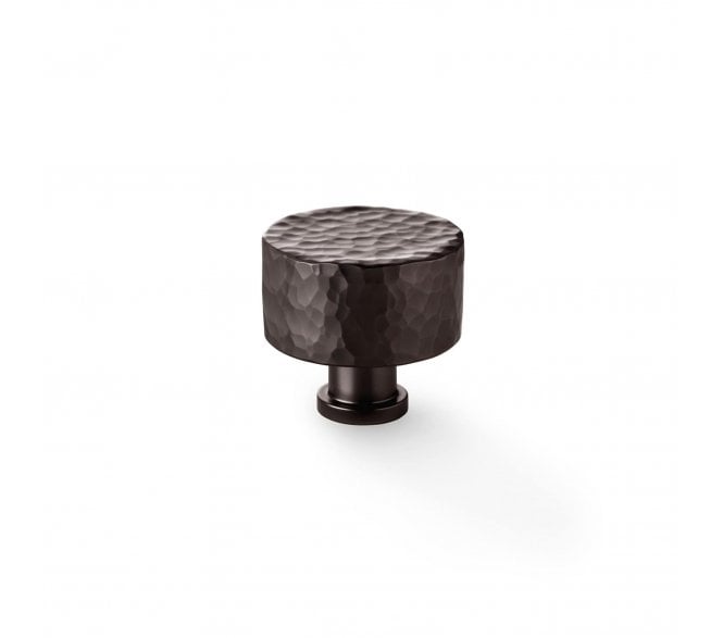 A&W AW816 Leila Hammered Cupboard Knobs - Dark Bronze