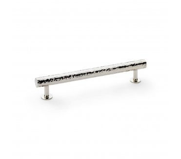 A&W AW817 Leila Hammered Cabinet Pull Handles - Polished Nickel