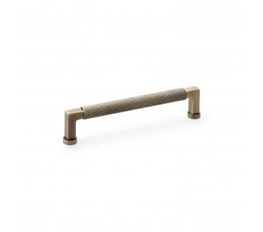 A&W AW819 Camille Diamond Knurled Cabinet Pull Handles - Antique Brass