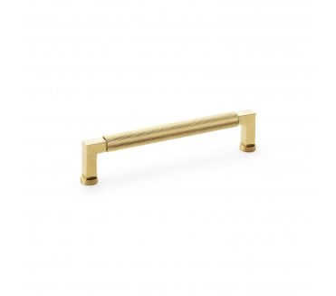 A&W AW819 Camille Diamond Knurled Cabinet Pull Handles - Satin Brass
