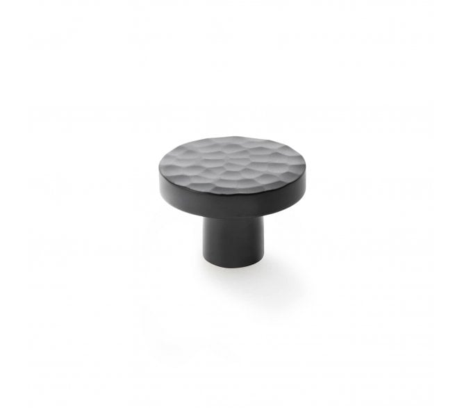 A&W AW820 Hanover Hammered Cupboard Knobs - Black