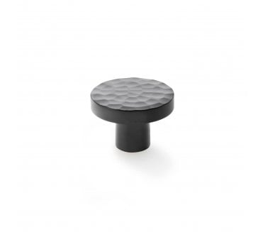 A&W AW820 Hanover Hammered Cupboard Knobs - Black