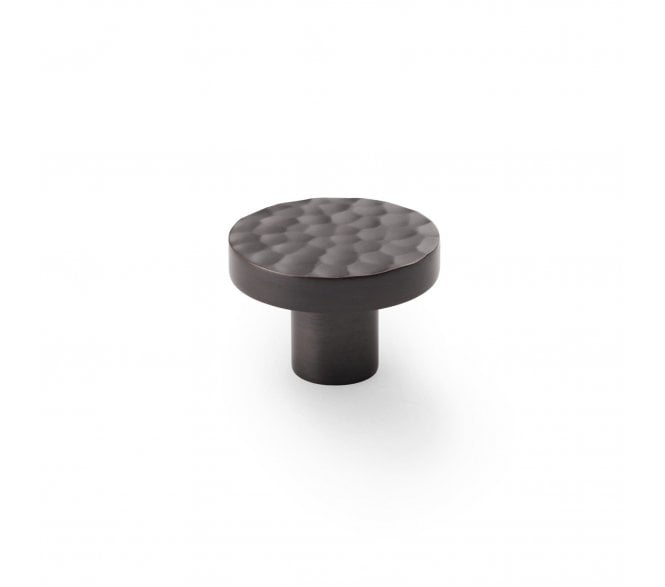 A&W AW820 Hanover Hammered Cupboard Knobs - Dark Bronze