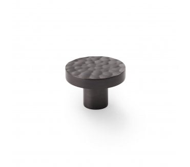 A&W AW820 Hanover Hammered Cupboard Knobs - Dark Bronze