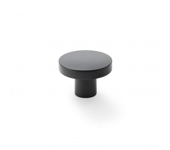 A&W AW821 Hanover Smooth Cupboard Knobs - Black