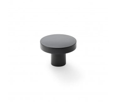 A&W AW821 Hanover Smooth Cupboard Knobs - Black