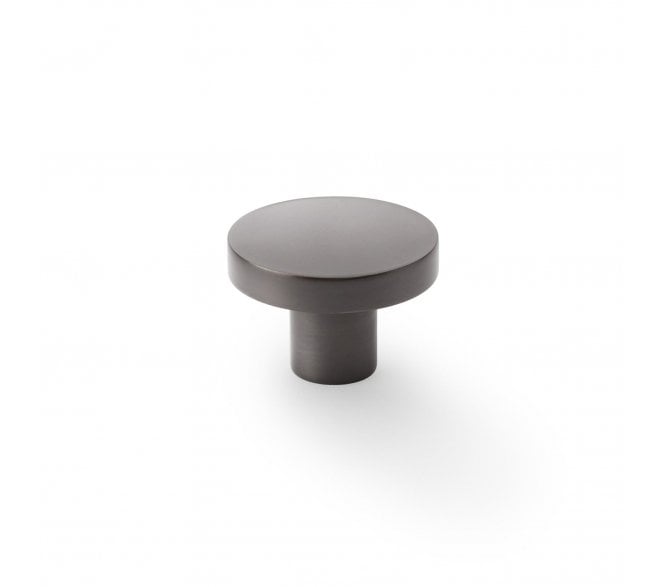A&W AW821 Hanover Smooth Cupboard Knobs - Dark Bronze