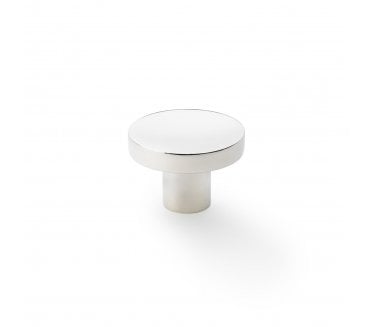 A&W AW821 Hanover Smooth Cupboard Knobs - Polished Nickel