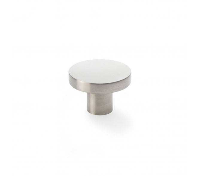 A&W AW821 Hanover Smooth Cupboard Knobs - Satin Nickel