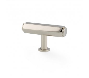 A&W AW829 Vesper Hex T- Bar Cabinet Knobs - Polished Nickel
