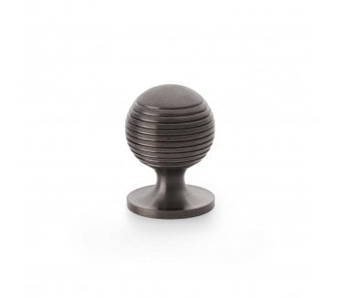 A&W AW832 Caesar Cupboard Knobs On Round Rose - Dark Bronze