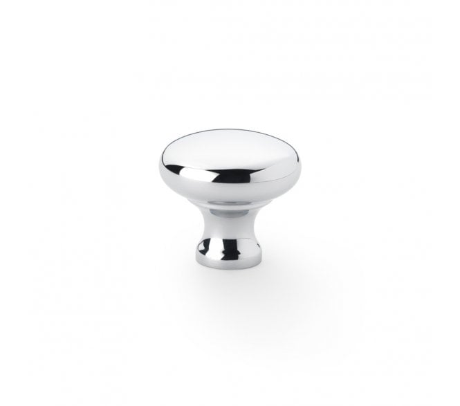 A&W AW836 Wade Round Cupboard Knobs - Polished Chrome