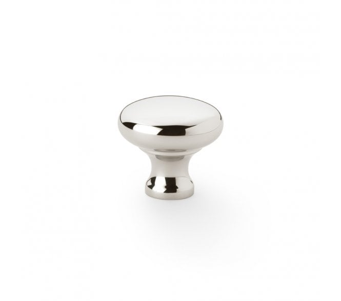 A&W AW83632 Wade Round Cupboard Knobs - Polished Nickel