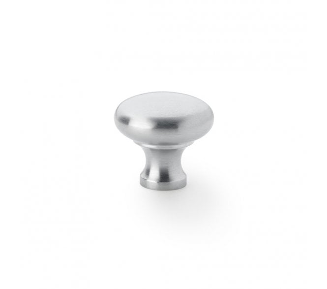 A&W AW83632 Wade Round Cupboard Knobs - Satin Chrome