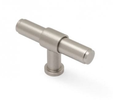 A&W AW838P Kingston Smooth T-Bar Cupboard Knob - Satin Nickel PVD