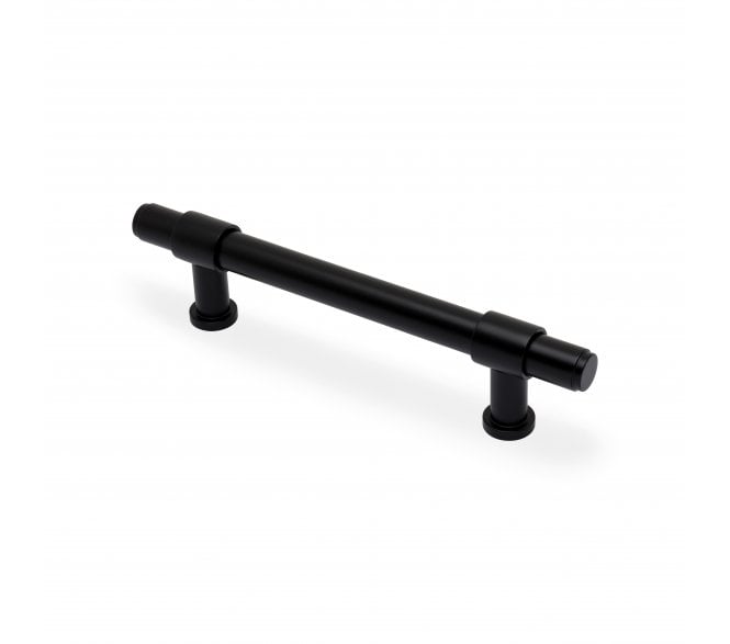 A&W AW839 Kingston Knurled Cabinet Pull Handles - Matt Black