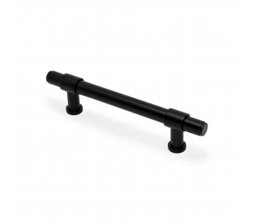 A&W AW839 Kingston Knurled Cabinet Pull Handles - Matt Black