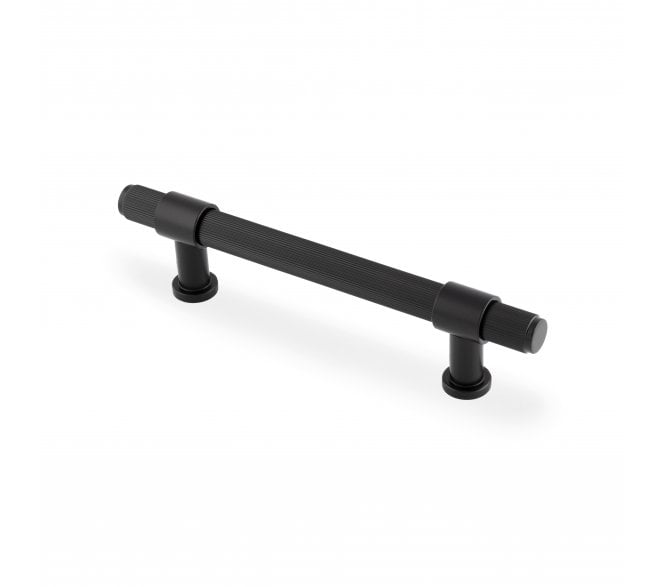 A&W AW839 Kingston Reeded Cabinet Pull Handles - Matt Black