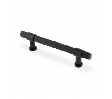 A&W AW839 Kingston Reeded Cabinet Pull Handles - Matt Black