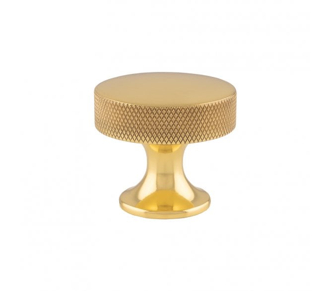 A&W AW841 Berlin Cupboard Knobs - Polished Brass