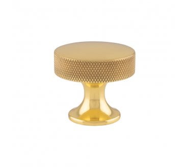 A&W AW841 Berlin Cupboard Knobs - Polished Brass