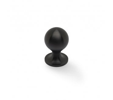A&W AW844 Plain Caeser Cupboard Knobs On Round Rose - Dark Bronze PVD