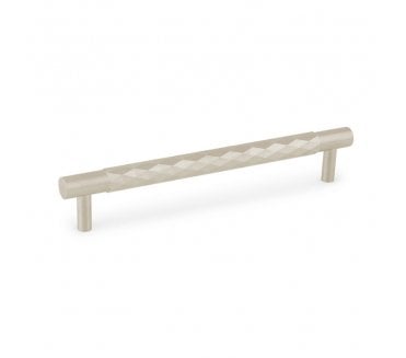 A&W AW846 Diamond Cut Cabinet Pull Handles - Satin Nickel