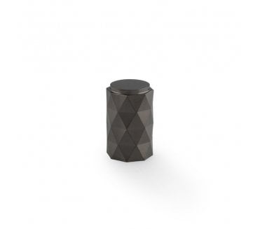 A&W AW847 Diamond Cut Cylinder Cabinet Knobs - Dark Bronze