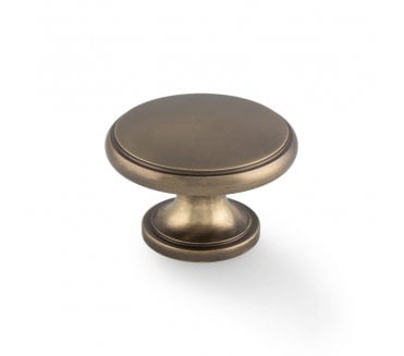 A&W AW849 Cambridge Cabinet Knob 38mm - Antique Brass