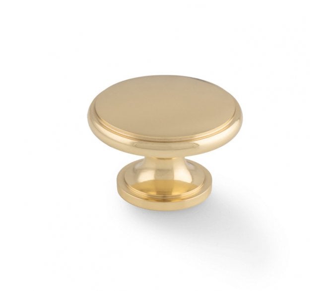 A&W AW849 Cambridge Cabinet Knob 38mm - Polished Brass