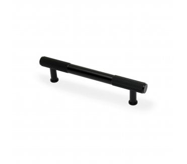 A&W AW854R Washington Reeded End Cabinet Pull - Black