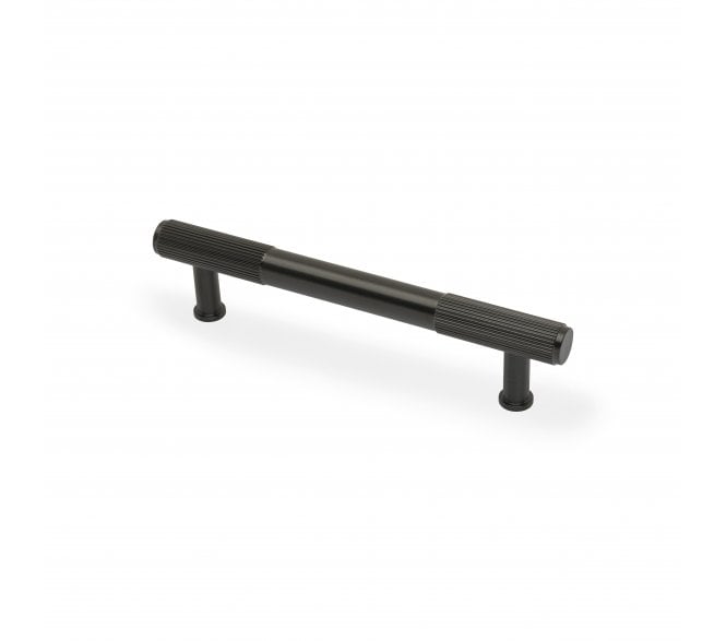 A&W AW854R Washington Reeded End Cabinet Pull - PVD Dark Bronze