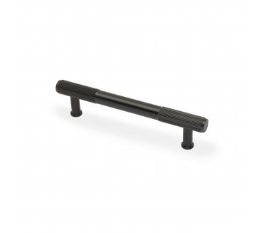A&W AW854R Washington Reeded End Cabinet Pull - PVD Dark Bronze