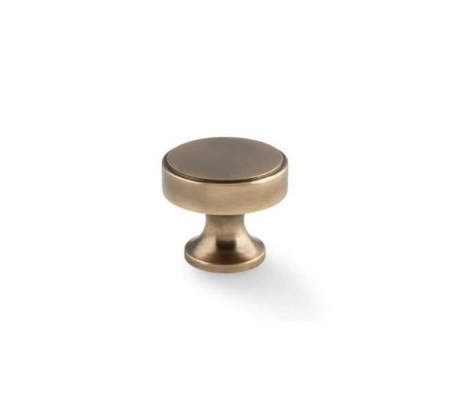A&W AW855 Havana Cabinet Knob - 38mm - Antique Brass