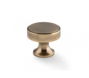 A&W AW855 Havana Cabinet Knob - 38mm - Antique Brass