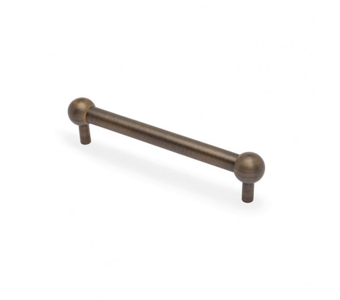 A&W AW856 Plain Caeser Cabinet Pull Handles - Antique Brass