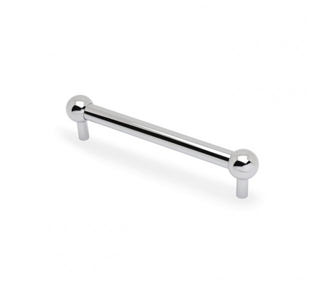 A&W AW856 Plain Caeser Cabinet Pull Handles - Polished Chrome