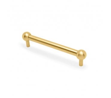 A&W AW856 Plain Caeser Cabinet Pull Handles - Satin Brass PVD