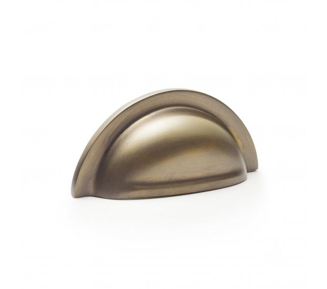 A&W AW903 Bardom Drawer Cup Pull - Antique Brass
