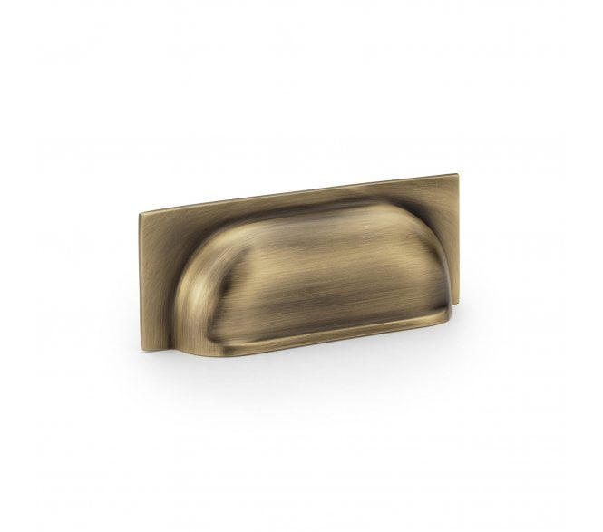 A&W AW905 Quantock Drawer Cup Pulls - Antique Brass